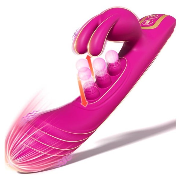 YAWNSHE Dildo Vibrator mit Pulsierenden Kugeln 1 St