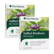 Produktabbildung: DocMorris Salbei-Bonbons Duo 2X50 g