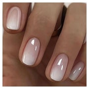 Künstliche Fingernägel Square Nude Rosa Gradient Chrome SA4 1 St