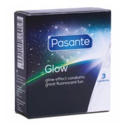 «Glow» – Leuchtende Kondome, 3er-Pack, fluoreszierend (3 Kondome) 3 St