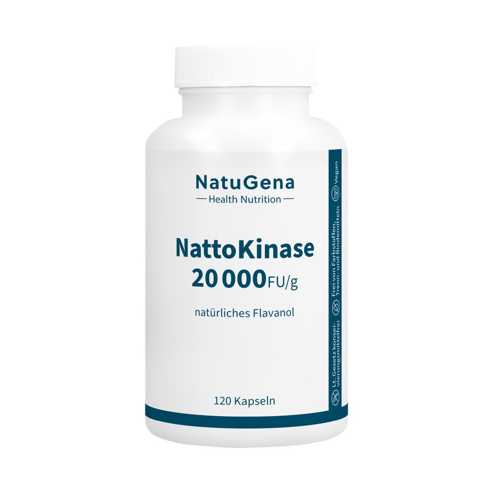 Nattokinase 20.000+vitamin C Vegan Kapseln 120 St