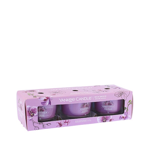 Set of votive candles in glass Wild Orchid 3 x 37 g 0,111 kg