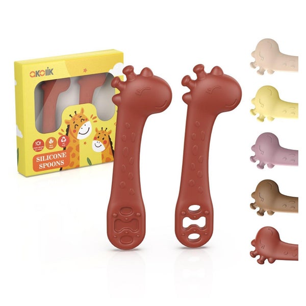Silikon Esslernlöffel für Baby BPA frei Lernlöffel 1 St