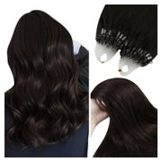 Microring Extensions Echthaar 50 cm-Micro 4-Micro-1-#Dunkler 1 St
