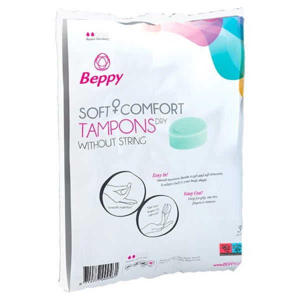 «DRY» (Classic) Mittelgroße Fadenlose Comfort Tampons (30 Stück) 1 St