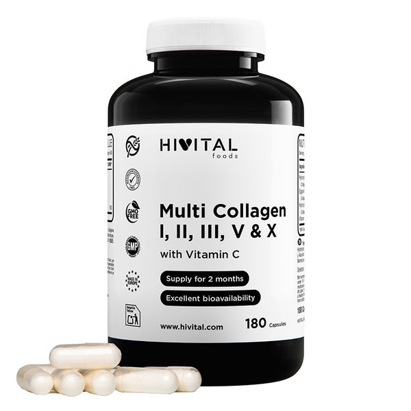 Multihydrolysiertes Kollagen | 180 Kapseln