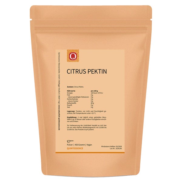 Quintessence Citrus Pektin Pulver – Nahrungsergänzung 450 g