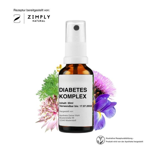 Zimply Natural DIABETES KOMPLEX - Pflanzbasierte Rezeptur 30 ml