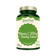 GreenFood Nutrition Vitamin C 500 + Hagebutten-Extrakt 60 St