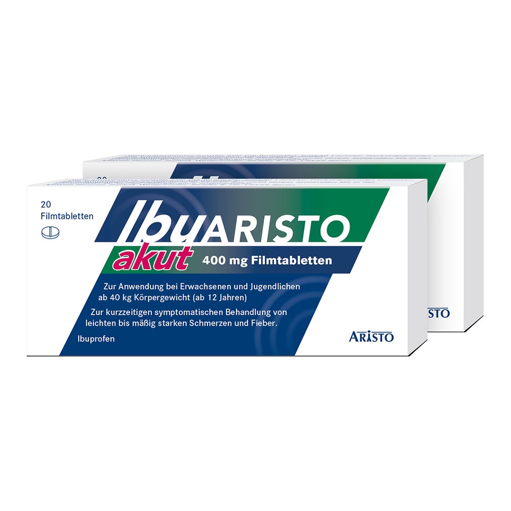 Ibuaristo akut 400 mg Doppelpack 2X20 St