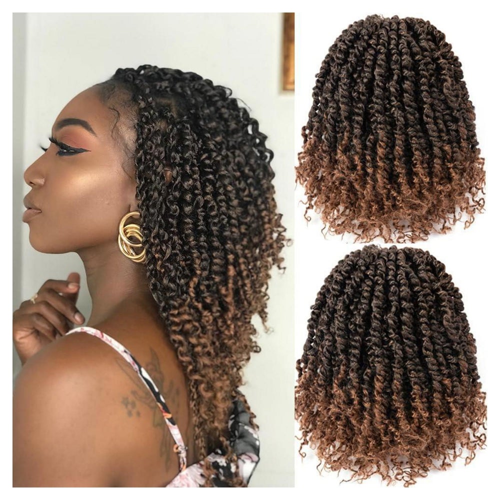 Haarverlängerung Passion Twist 25.4cm-10 Zoll (2er pack) T1B 1 St