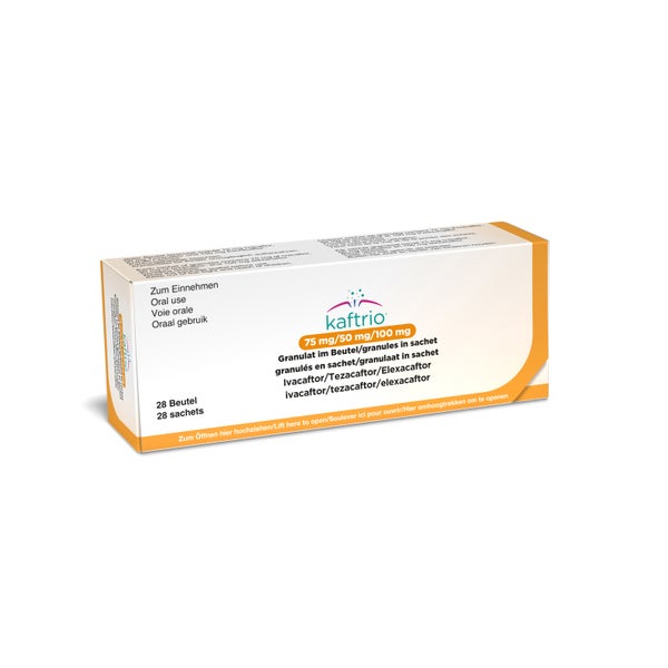Kaftrio 75 Mg/50 mg/100 mg Granulat im B 28 St