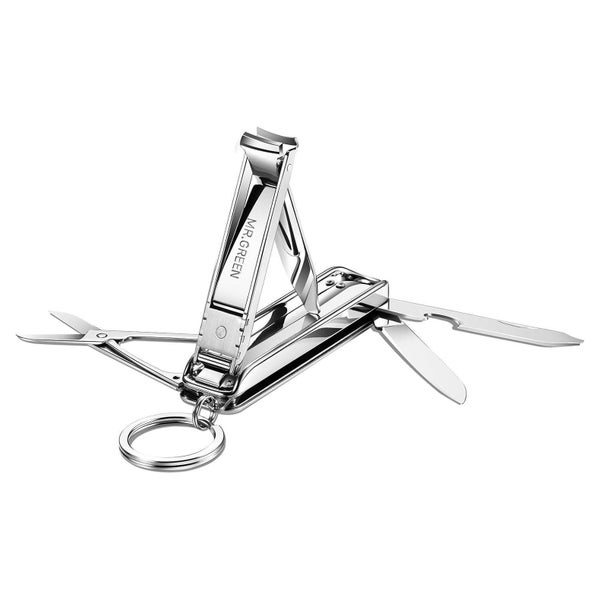 Nagelknipser Multitool 6-in-1 Edelstahl Schlüsselanhänger Mä 1 St