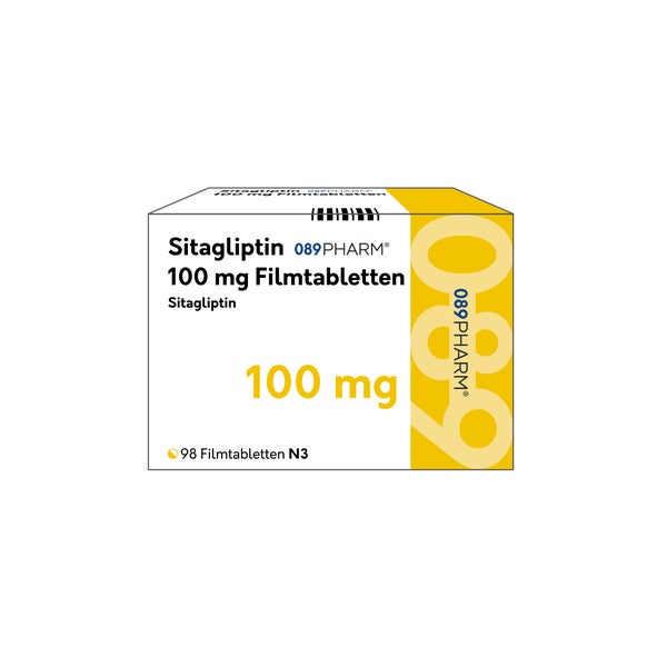 Sitagliptin 089pharm 100 Mg Filmtabletten 98 St