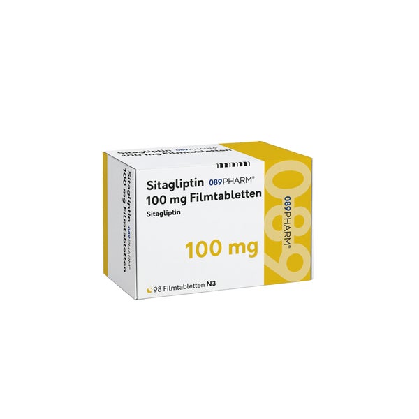 Sitagliptin 089pharm 100 Mg Filmtabletten 98 St