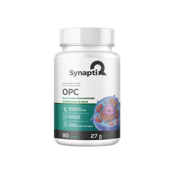 SynaptiQ® - OPC aus Traubenkernextrakt – Gefäßschutz & Haut 27 g