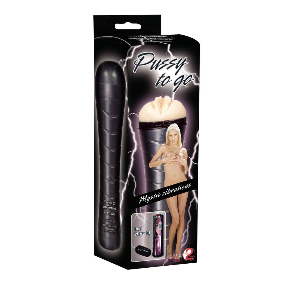 Masturbator "Pussy to go Vibration" inkl. Vibro-Ei
