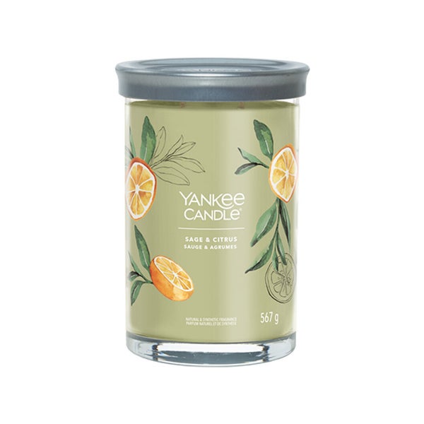 Aromatic candle Signature tumbler large Sage & Citrus 567 g 0,567 kg