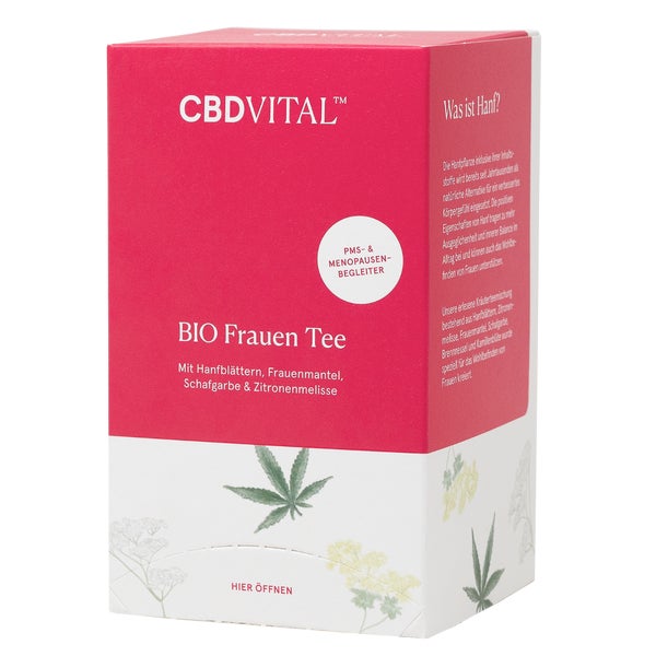 CBD VITAL Frauen Tee für Wohlbefinden mit Frauenkräuter 20 St