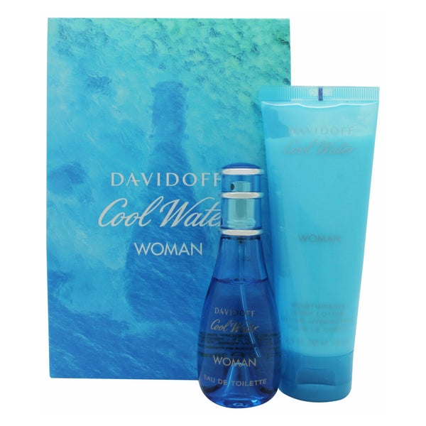 Davidoff Cool Water Geschenkset 30ml EDT + 75ml Body Lotion 0,105 l