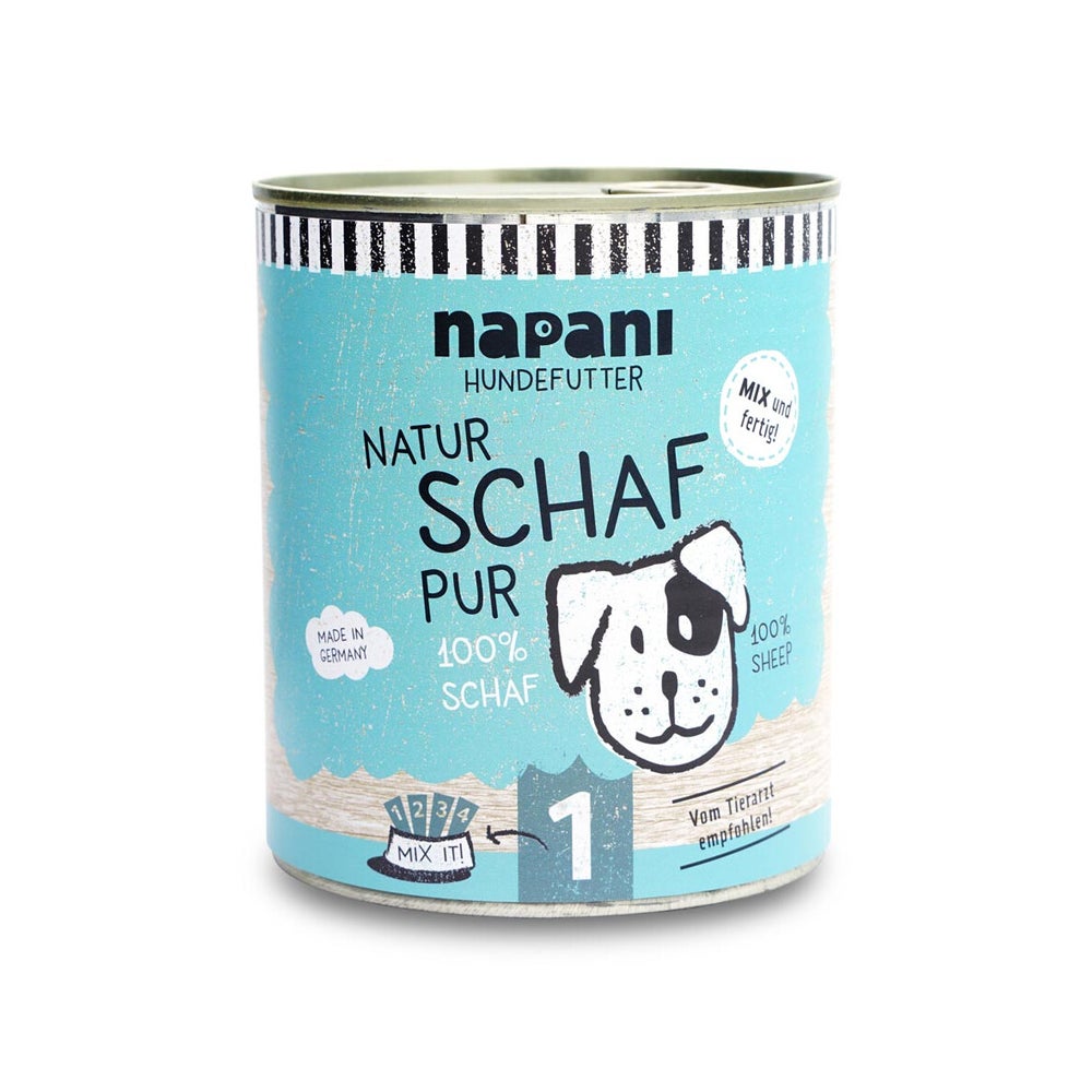 Dosenfutter für Hunde, Schaf pur 800 g