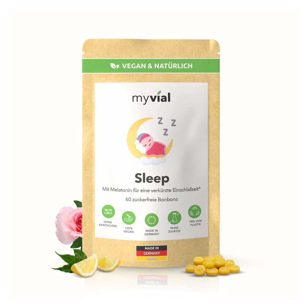 myvial® Sleep zuckerfreie Melatonin Bonbons 60 Stück vegan 60 St