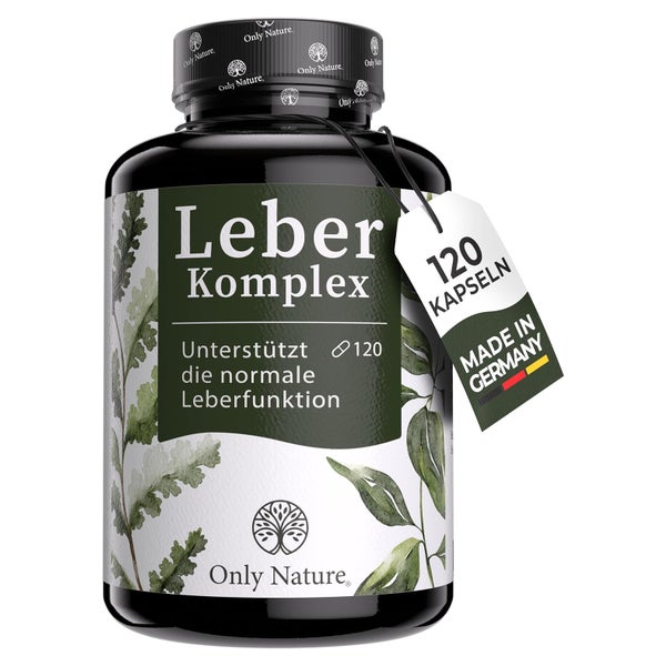 Only Nature Leber Kapseln – Mariendistel + Cholin 120 St