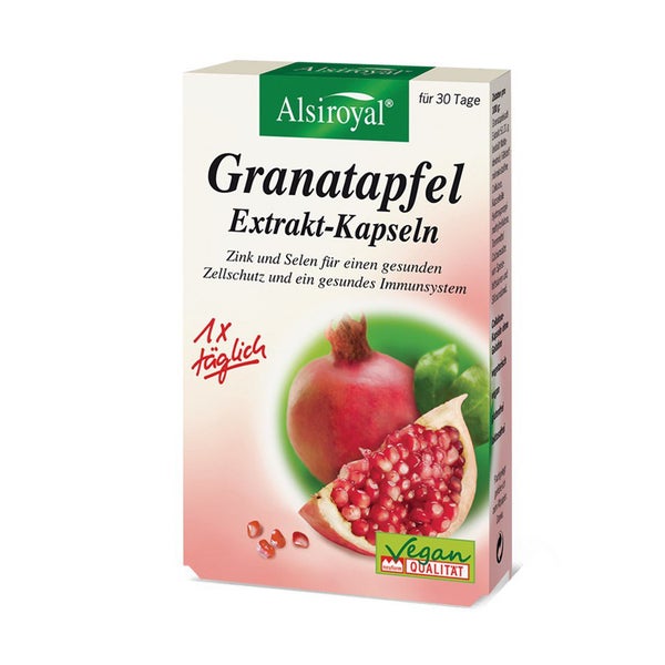 Alsiroyal Granatapfel-Extrakt-Kapseln, 30 St. 125 g