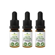 Cannalin - 3x CBD Öl für Hunde mit Lachsöl - 10% 3x10 ml