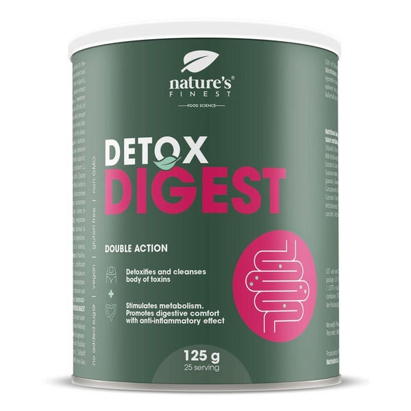 Nature's Finest Detox Digest I 2-in-1 Verdauungs-Entgiftungsformel 125 g
