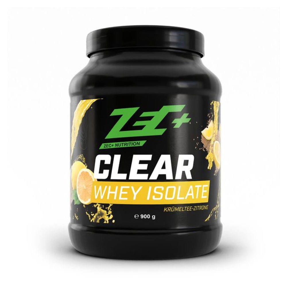 ZEC+ CLEAR WHEY ISOLATE Protein/ Eiweiß Krümeltee-Zitrone 900 g