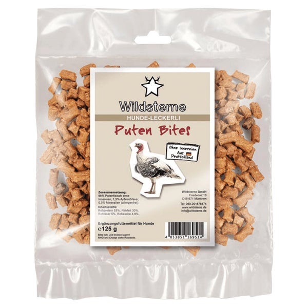 Wildsterne Bites Pute 0,125 kg