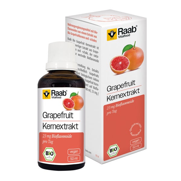 Raab Vitalfood® Bio Grapefruit Extrakt Tropfen 50 ml