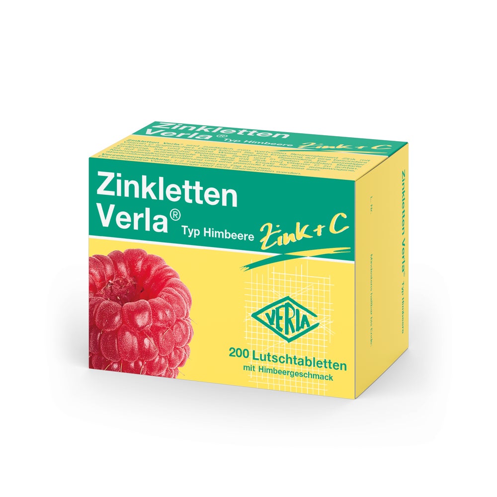Zinkletten Verla Himbeere Lutschtablette 200 St