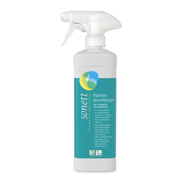 Sonett Flächendesinfektion Sprühflasche Bio 0,5 l