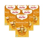 YOGI TEA - Kurkuma Chai Bio Gewürztee | 6 x 34g 6x17 St