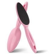 Hornhautentferner Nano Glas Langgriff Fußpflege Rosa 1 St