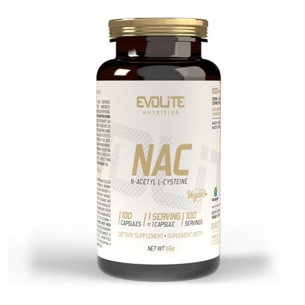 Evolite Nutrition N-Acety-L-Cysteine NAC 100 Caps 100 St