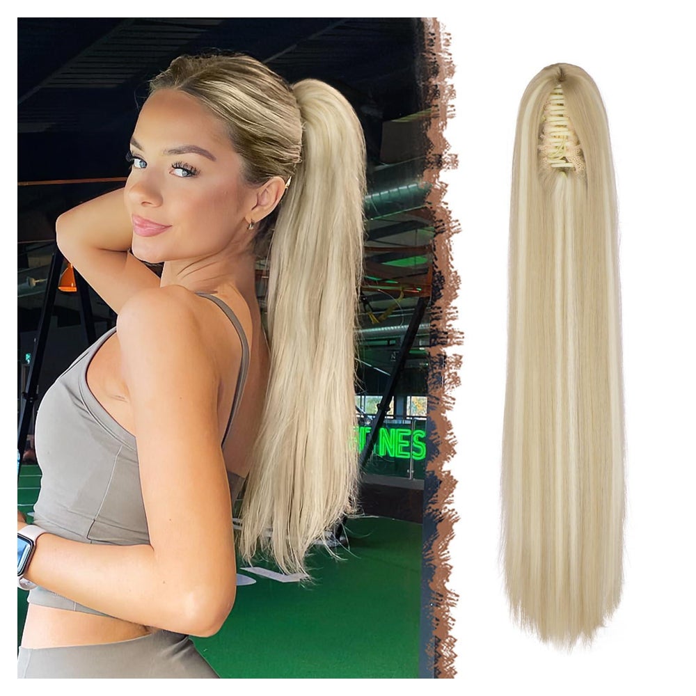 Pferdeschwanz Haarteil Extensions 16H613# Schmutzige Blondin 1 St