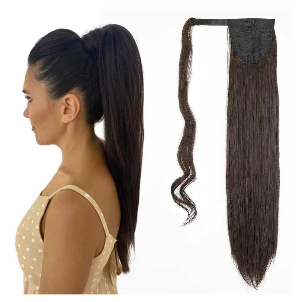 Ponytail Clip in Pferdeschwanz Haarteil Zopf 125g 60 cm Mitt 1 St