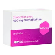Produktabbildung: Ibuprofen akut 400 mg Filmtabletten 50 St