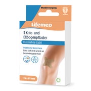 Lifemed Knie-ellbogenpflaster 7.6x6.5 Hautf. Allr. 3 St