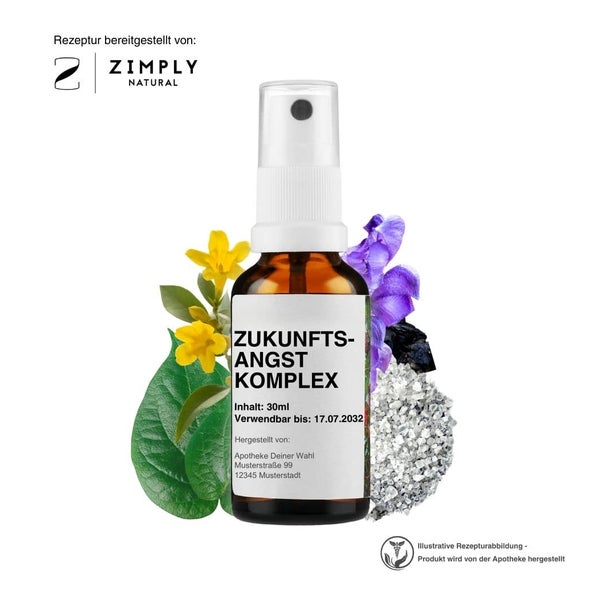 Zimply Natural ZUKUNFTSANGST KOMPLEX - Pflanzbasierte Rezeptur 30 ml