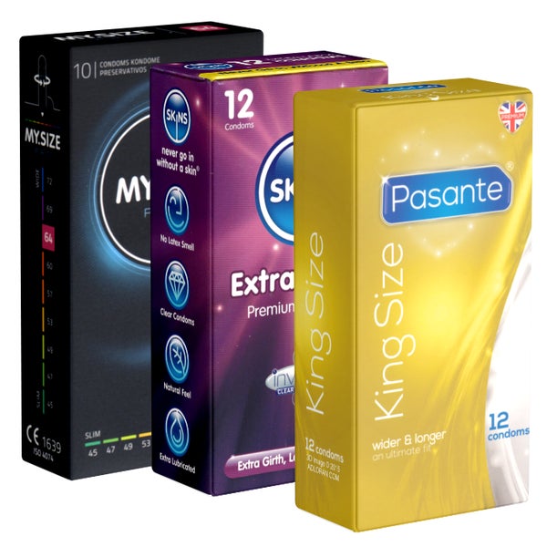 Kondomotheke® B3 XXL Mix C - 3 Sorten große Kondome (34 Kondome) 34 St