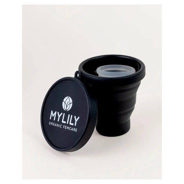 MYLILY Menstruationstassen Case Schwarz 1 St