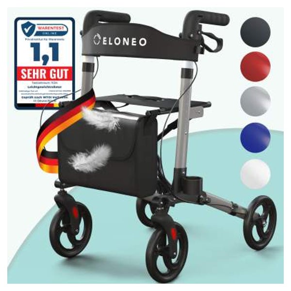 Leichtgewichtrollator - Move - Silber 1 St