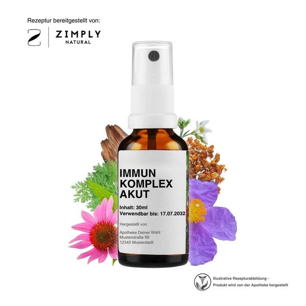 Zimply Natural IMMUN KOMPLEX AKUT - Pflanzbasierte Rezeptur 30 ml