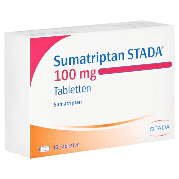 Sumatriptan Stada 100 Mg Tabletten 12 St