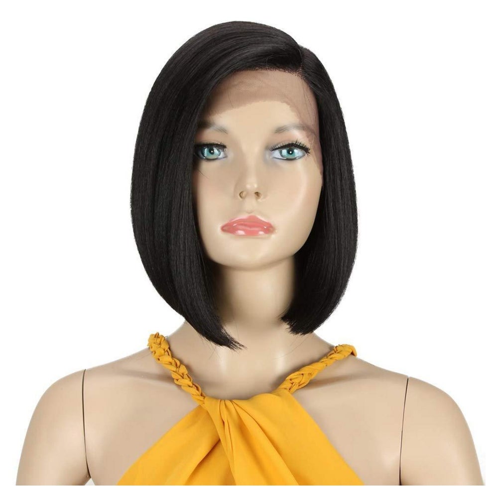 Perücke Lace Front Bob Damen Kunsthaar 24 cm (1er Pack) Schw 1 St
