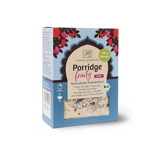 Classic Ayurveda Bio Porridge fruchtig Frühstücksbrei vegan 480 g 480 g